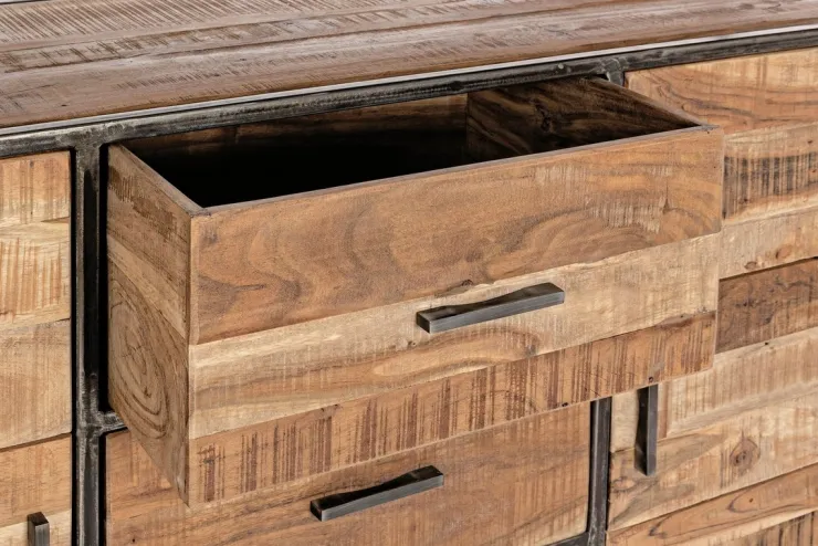 Credenze>Bizzotto CREDENZA IN LEGNO 2 ANTE - ELMER