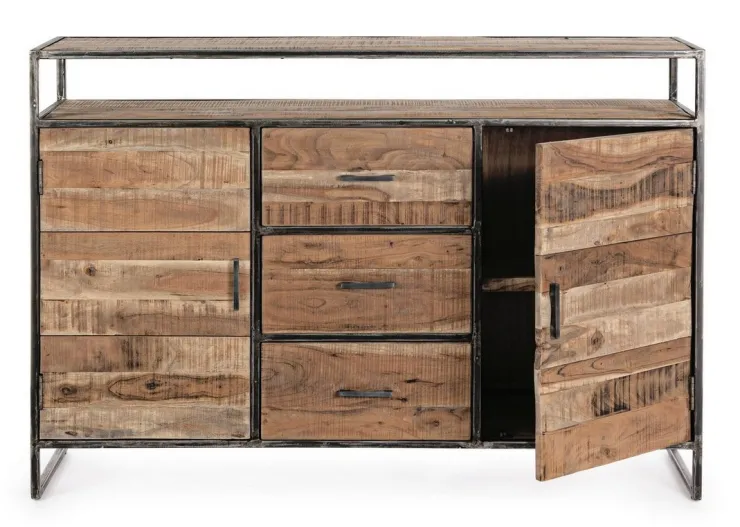 Credenze>Bizzotto CREDENZA IN LEGNO 2 ANTE - ELMER