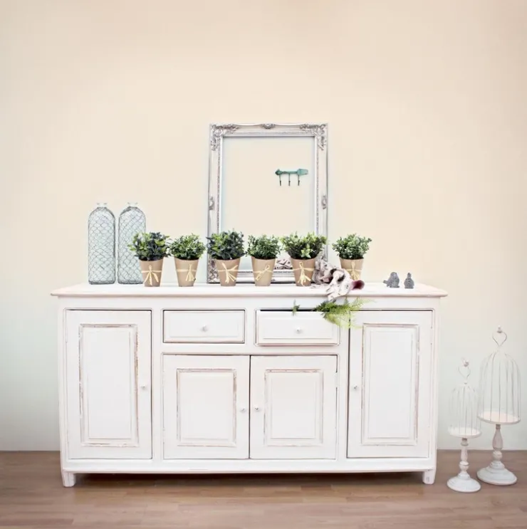Credenze>Bizzotto CREDENZA IN LEGNO 4 ANTE - COLETTE