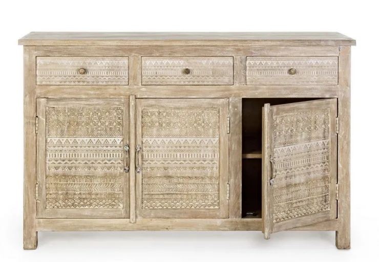 Credenze>Bizzotto CREDENZA IN LEGNO 3 ANTE - MAYRA