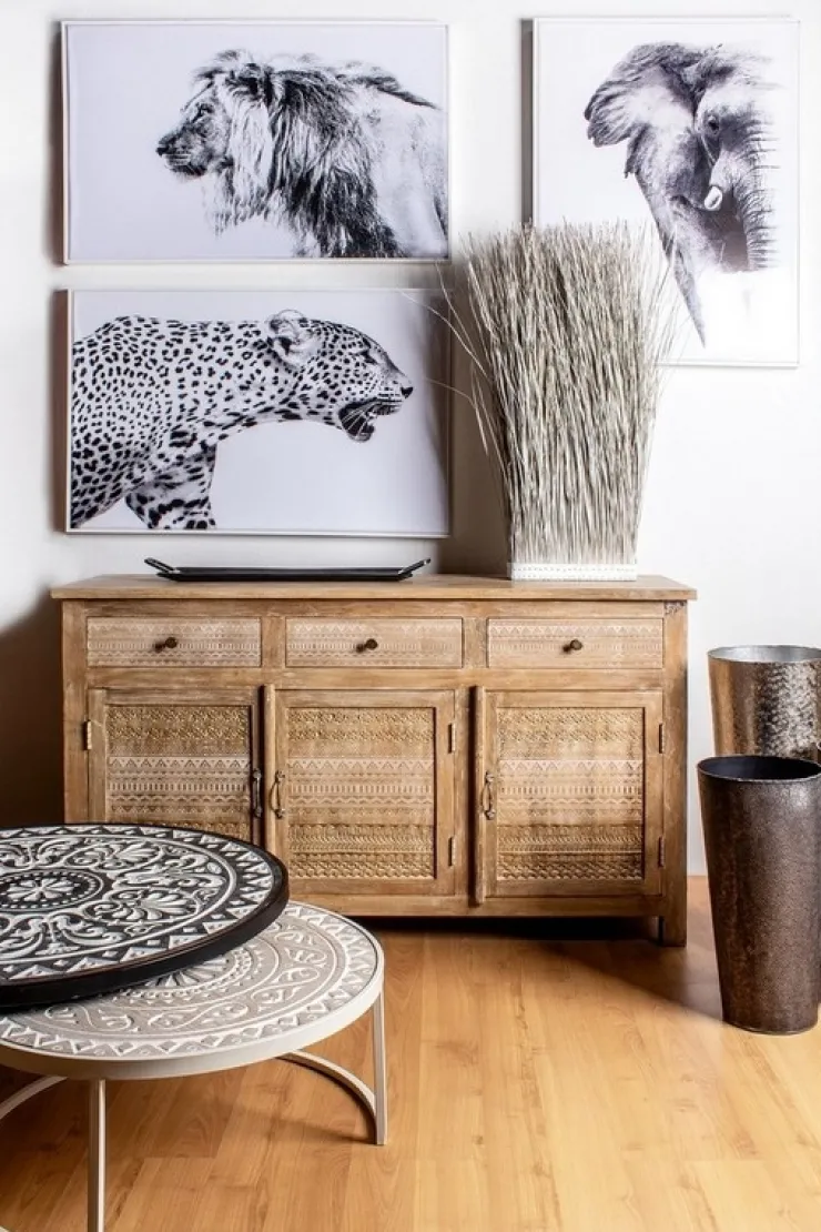 Credenze>Bizzotto CREDENZA IN LEGNO 3 ANTE - MAYRA