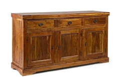 Credenze>Bizzotto CREDENZA IN LEGNO 3 ANTE- CHATEAUX