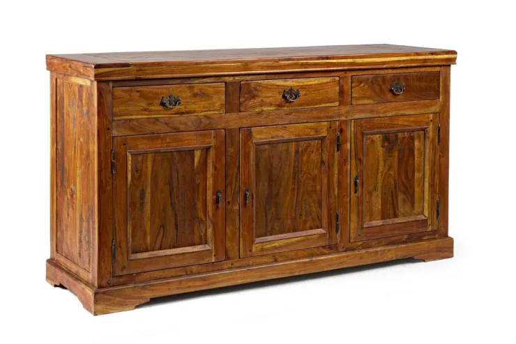 Credenze>Bizzotto CREDENZA IN LEGNO 3 ANTE- CHATEAUX
