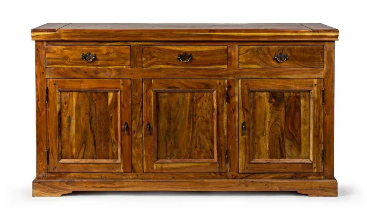 Credenze>Bizzotto CREDENZA IN LEGNO 3 ANTE- CHATEAUX