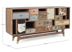 Credenze>Bizzotto CREDENZA IN LEGNO - DHAVAL