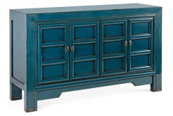 Credenze>Bizzotto CREDENZA IN LEGNO BLU - JINAN