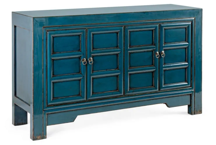 Credenze>Bizzotto CREDENZA IN LEGNO BLU - JINAN