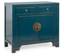 Credenze>Bizzotto CREDENZA IN LEGNO BLU- JINAN