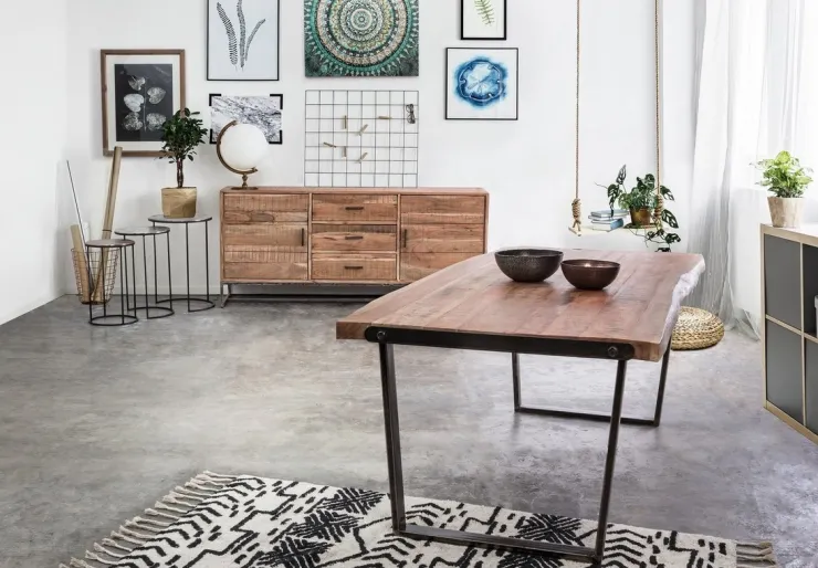 Credenze>Bizzotto CREDENZA IN LEGNO L - ELMER