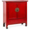 Credenze>Bizzotto CREDENZA IN LEGNO ROSSO - JINAN