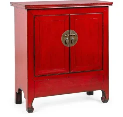Credenze>Bizzotto CREDENZA IN LEGNO ROSSO - JINAN