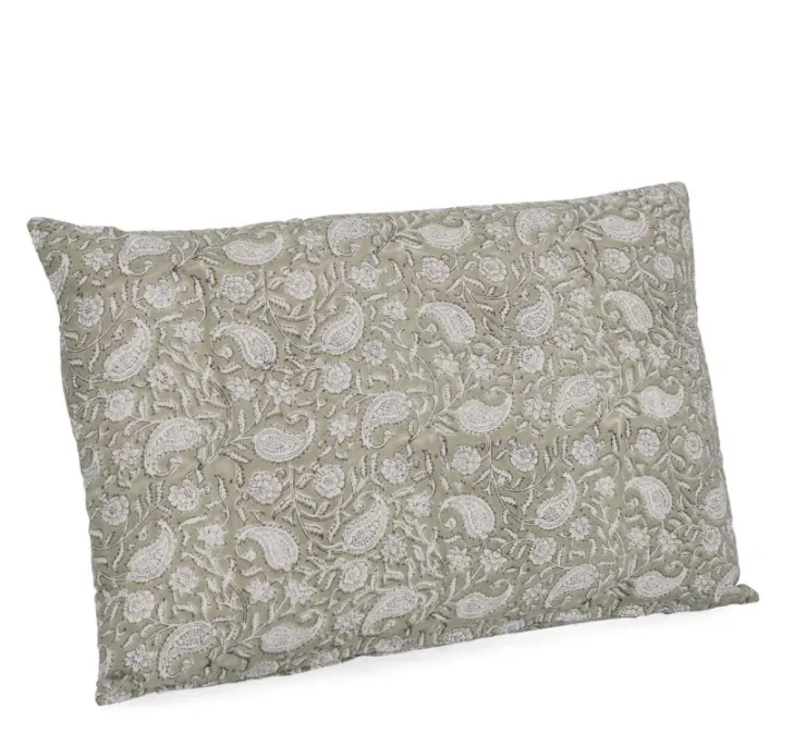 Cuscini>Bizzotto CUSCINO HELOISE BIANCO-VERDE 40X60