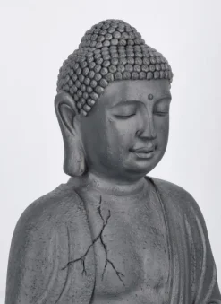 Oggettistica>Bizzotto DECORAZ PATTAYA BUDDHA SEDUTO ANTRAC H71