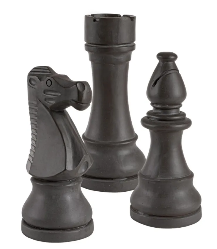 Oggettistica>Bizzotto DECORAZIONE CHESS 3FIGURE ANTRACITE ASS3