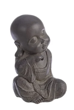 Oggettistica>Bizzotto DECORAZIONE IN FIBRA DI ARGILLA - BUDDHA SERENO