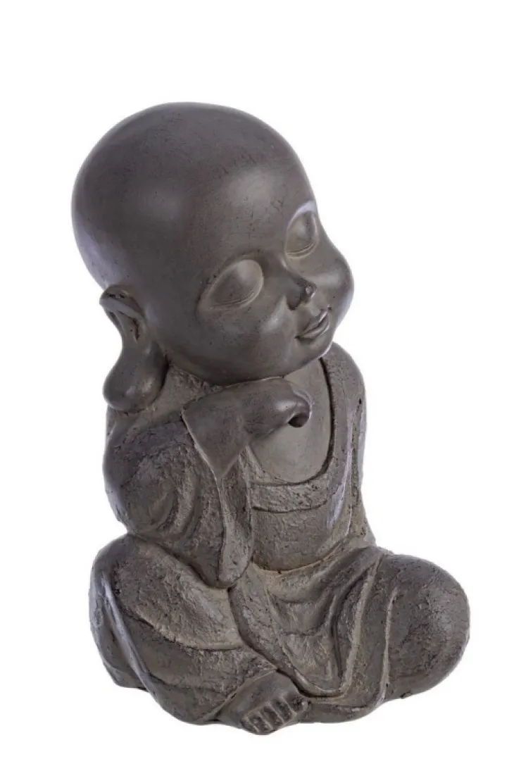 Oggettistica>Bizzotto DECORAZIONE IN FIBRA DI ARGILLA - BUDDHA SERENO