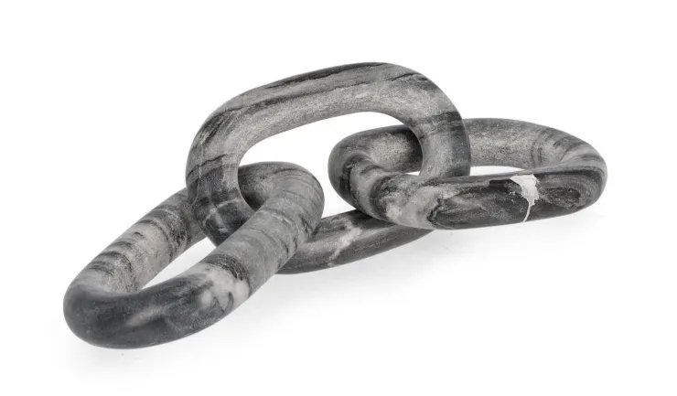 Oggettistica>Bizzotto DECORAZIONE KANDY CATENA 3A MARMO GRIGIO