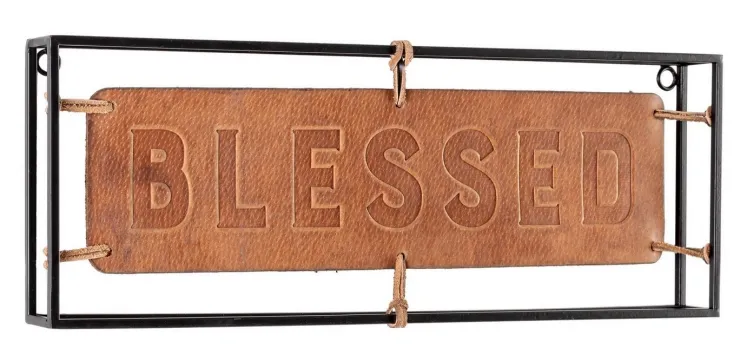 Decorazioni Parete>Bizzotto DECORAZIONE PARETE LEDER 45X16