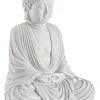 Oggettistica>Bizzotto DECORAZIONE PATTAYA BUDDHA SEDUTO BIANCO