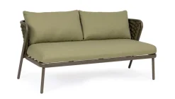 Divani>Bizzotto DIVANO 2 POSTI OLIV QS24 - HARLOW