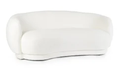 Divani>Bizzotto DIVANO EFFETTO BOUCLE' BIANCO - TECLA