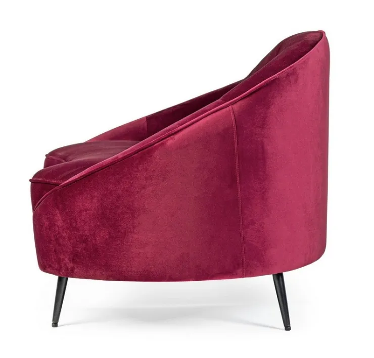 Divani>Bizzotto DIVANO IN VELLUTO COLOR WINE - SERAPHIN