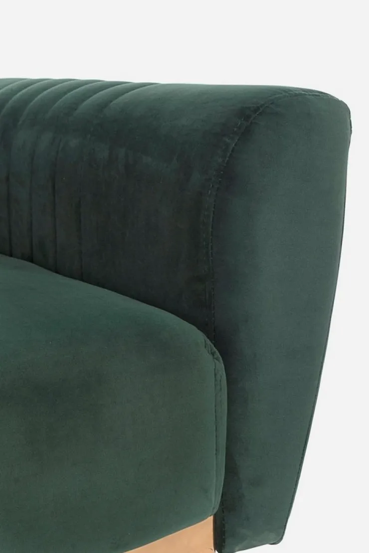 Divani Letto>Bizzotto DIVANO LETTO IN VELLUTO VERDE SCURO - JOHNNY