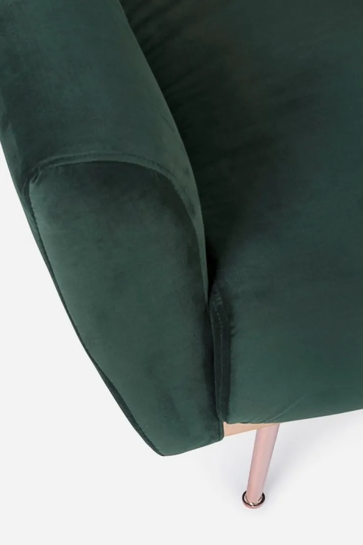 Divani Letto>Bizzotto DIVANO LETTO IN VELLUTO VERDE SCURO - JOHNNY