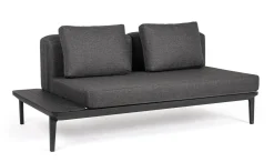 Divani>Bizzotto DIVANO LOUNGE IN ALLUMINIO ANTRACITE WG21 - MATRIX