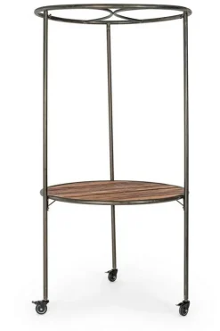 Carrelli Ed Espositori>Bizzotto ESPOSITORE IN LEGNO CON RUOTE