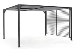 Pergole E Gazebo>Bizzotto GAZEBO IN ALLUMINIO 3X3.6 ANTRACITE LH32 - NOAH