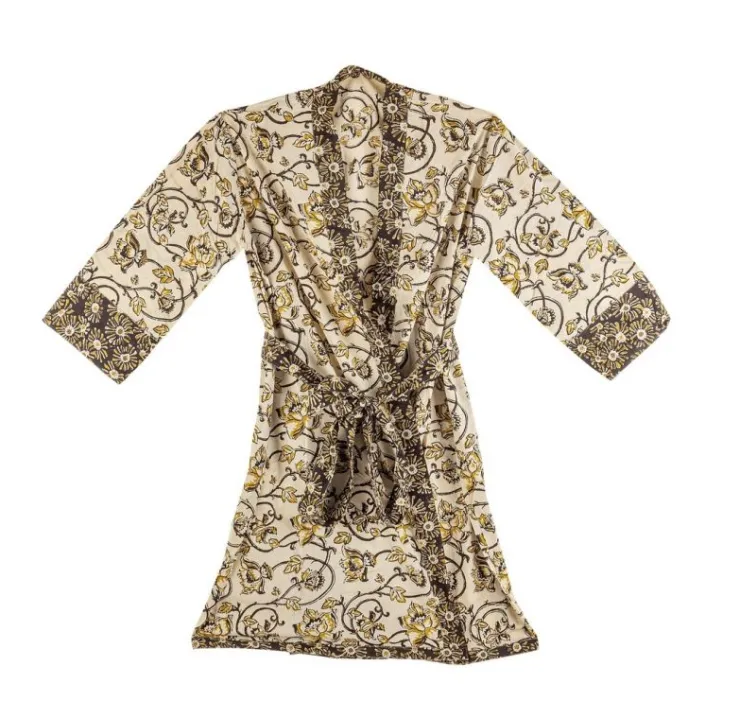 Accessori In Tessuto>Bizzotto KIMONO CALAIS AVORIO C-FIORE-MARGHERITA
