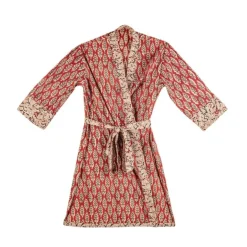 Accessori In Tessuto>Bizzotto KIMONO LORIENT ROSSO C-FOGLIA-FIORE PICC