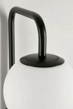 Lampade Da Parete>Bizzotto LAMPADA APPLIQUE DELPHINE TO NERO H50
