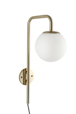 Lampade Da Parete>Bizzotto LAMPADA APPLIQUE DELPHINE TO DORATO H50