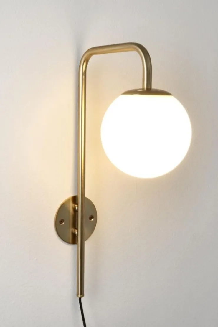 Lampade Da Parete>Bizzotto LAMPADA APPLIQUE DELPHINE TO DORATO H50