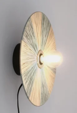 Lampade Da Parete>Bizzotto LAMPADA APPLIQUE KANDA NATURAL AZZUR D33