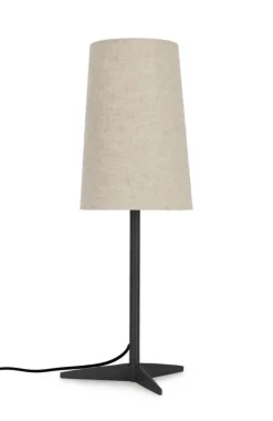 Lampade Da Tavolo>Bizzotto LAMPADA TAV. ASSAM NERO BEIGE H60