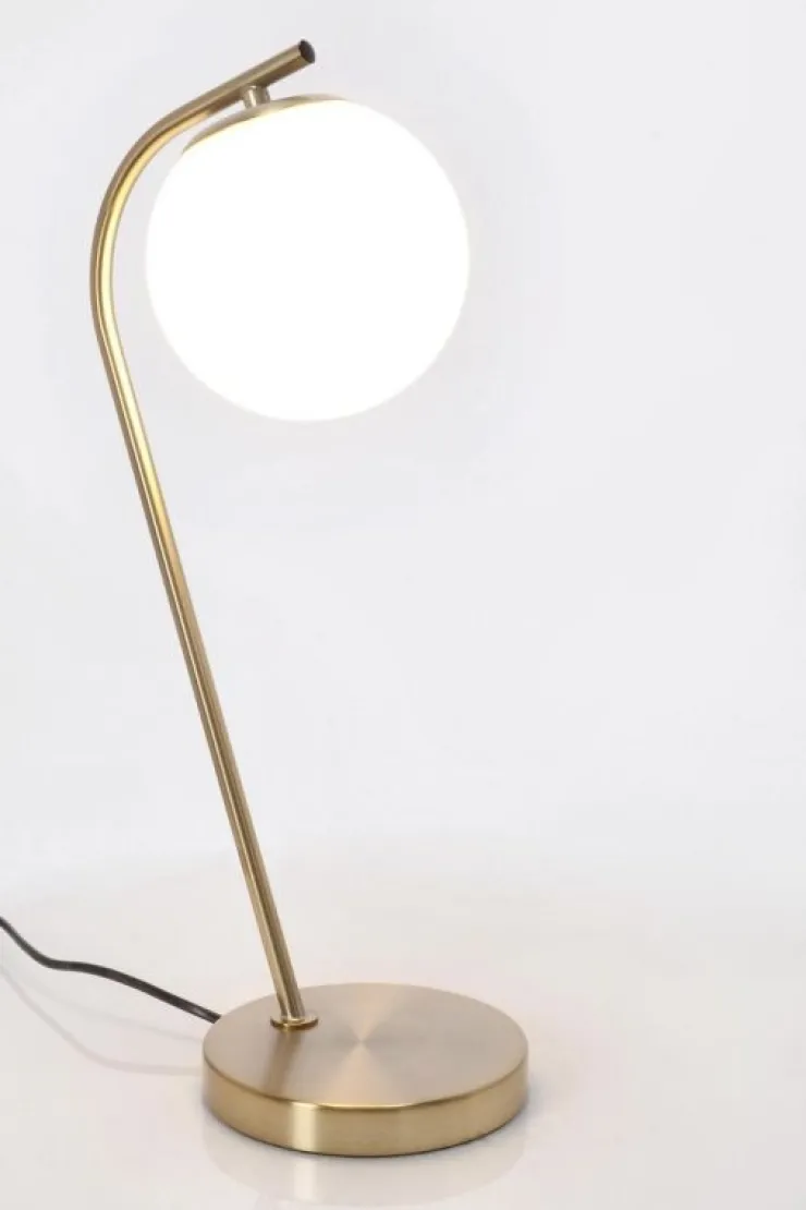 Lampade Da Tavolo>Bizzotto LAMPADA TAV. DELPHINE DORATO H51
