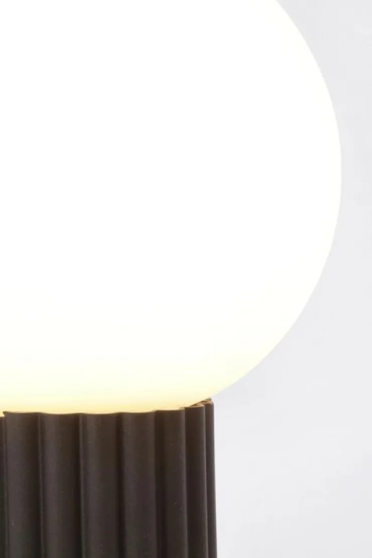 Lampade Da Tavolo>Bizzotto LAMPADA TAV. DELPHINE TONDO NERO H30