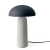Lampade Da Tavolo>Bizzotto LAMPADA TAV. DELPHINE TONDO GRIGIO H39,5