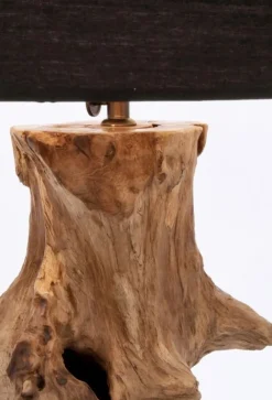 Lampade Da Tavolo>Bizzotto LAMPADA TAV. ESROOTS NERO H55