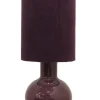 Lampade Da Tavolo>Bizzotto LAMPADA TAV. IKERU BORDEAUX H56