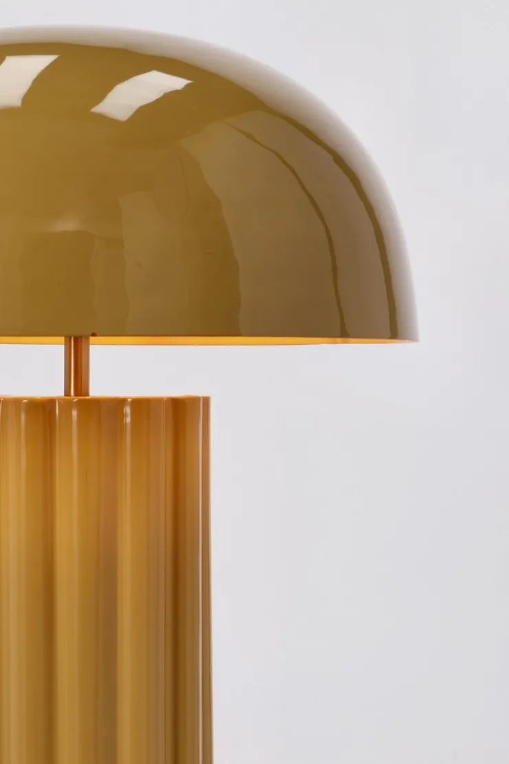 Lampade Da Tavolo>Bizzotto LAMPADA TAV. KAIKU GIALLO H54