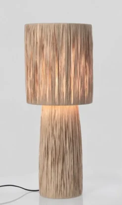 Lampade Da Tavolo>Bizzotto LAMPADA TAV. KANDA NATURALE H59