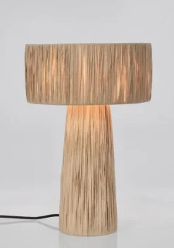 Lampade Da Tavolo>Bizzotto LAMPADA TAV. KANDA NATURALE H38