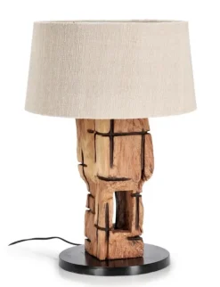 Lampade Da Tavolo>Bizzotto LAMPADA TAV. KLETA BEIGE H53