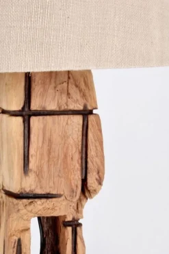 Lampade Da Tavolo>Bizzotto LAMPADA TAV. KLETA BEIGE H53