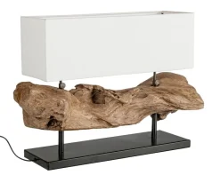 Lampade Da Tavolo>Bizzotto LAMPADA TAV. KLETA BIANCO H55