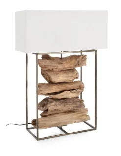 Lampade Da Tavolo>Bizzotto LAMPADA TAV. KUBI BIANCO H76